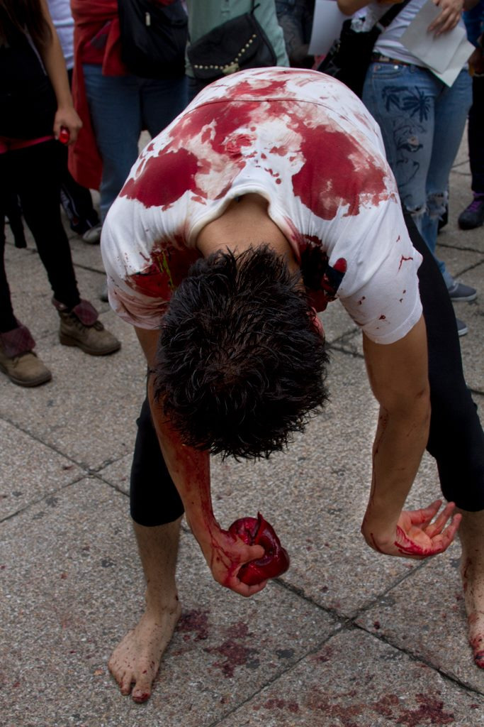Evangelio de los Zombies, 2012, documentation photograph, by Daniel Perez Coronel