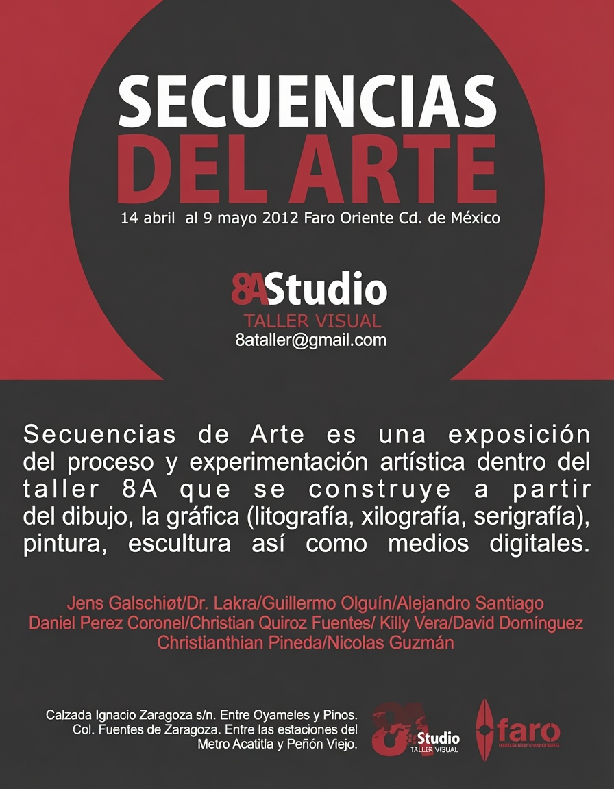 Secuencias del Arte, 2012, Daniel Perez Coronel