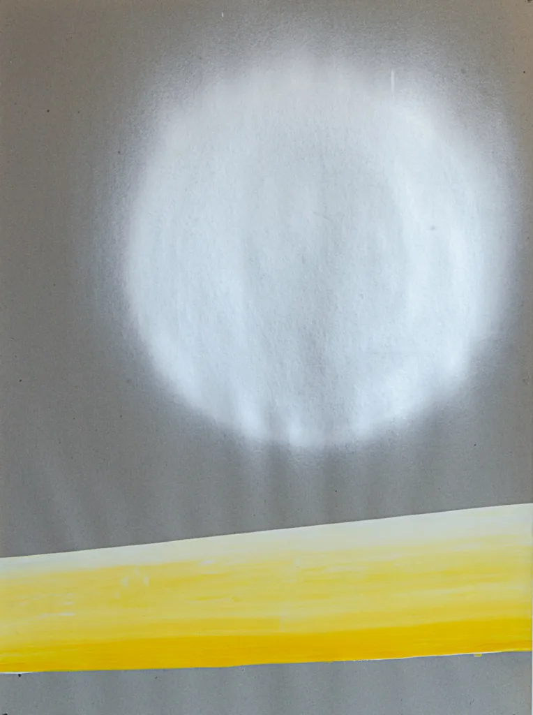 Serie Variaciones del Fénix 31, 2015, acrílico sobre papel, 94 x 69 cm, por Daniel Perez Coronel