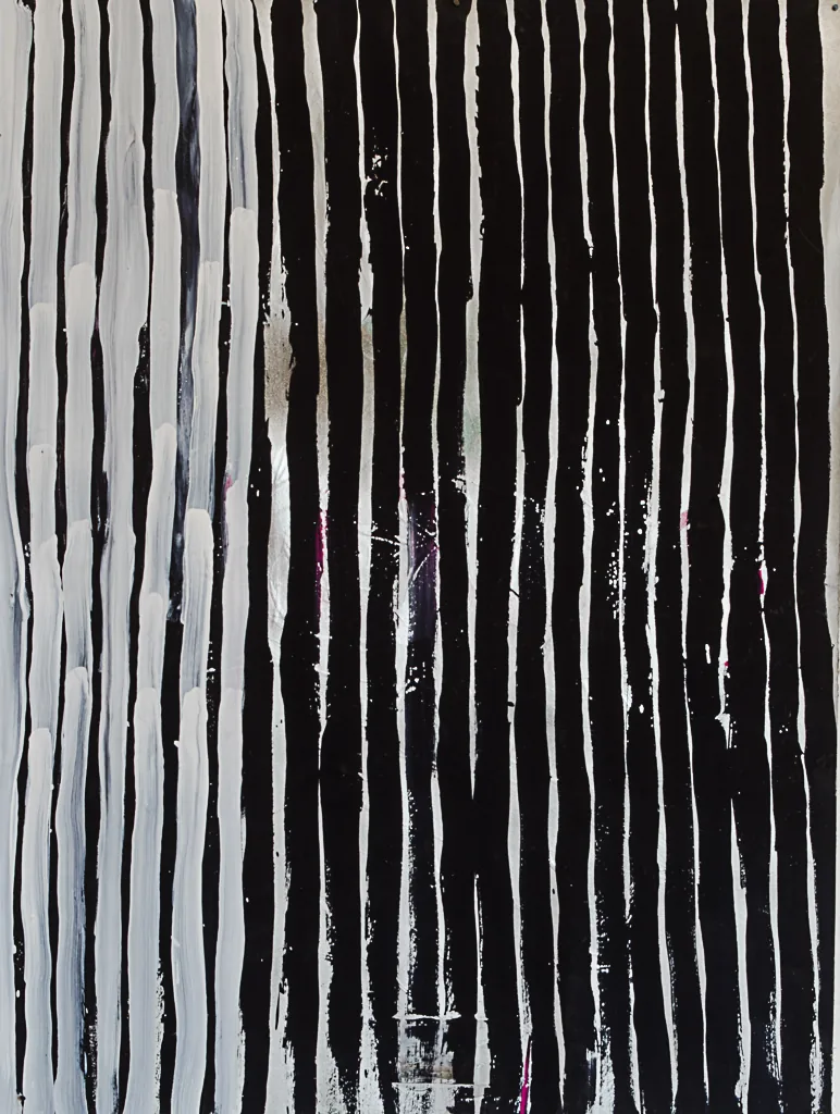 Serie Variaciones del Fénix 44, 2015, acrílico sobre papel, 94 x 69 cm, por Daniel Perez Coronel